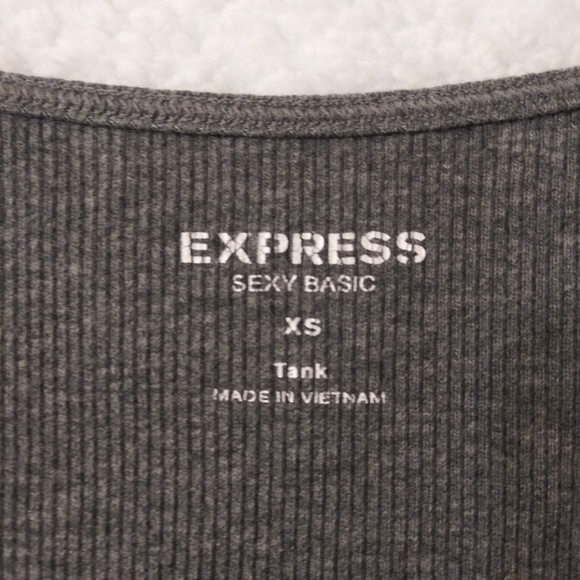 Express Ladies Size XS Ribbed Tank Top - Picture 4 of 4